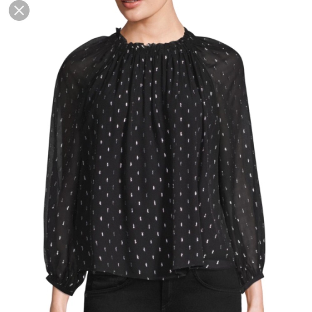 Joie “Baylee B” Silk Blouse